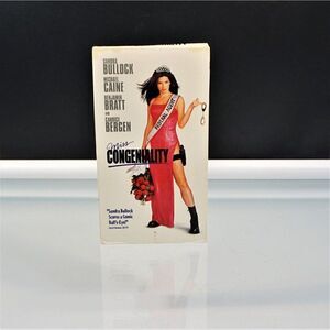 Miss Congeniality VHS 2000 Movie Sandra Bullock Michael Caine Benjamin Bratt